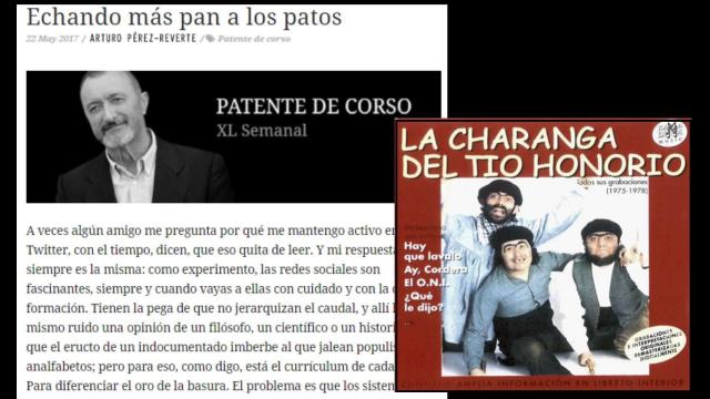 La columna del académico y su sorprendente eco en la charanga del Tío Honorio.