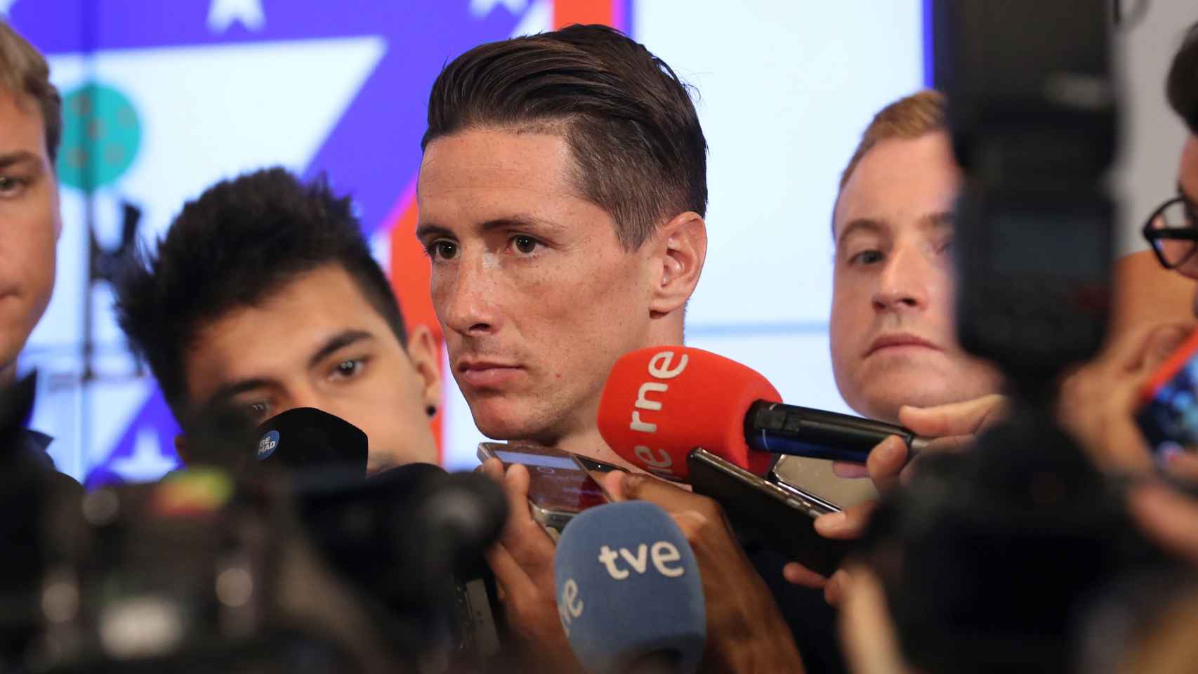 Torres atiende a la prensa este martes en Madrid.