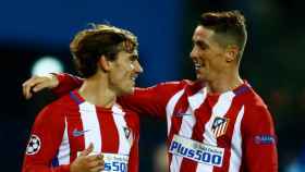 Torres y Griezmann. Foto. Twitter (@Torres)
