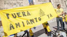 Una manifestación contra el amianto en Toledo hace varios años.