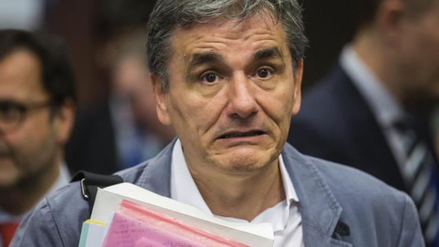 El ministro griego de Finanzas, Euclides Tsakalotos.