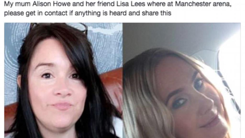 La hija de Alison quiso rendir un homenaje poniendo una foto de su madre y su amiga Lisa.
