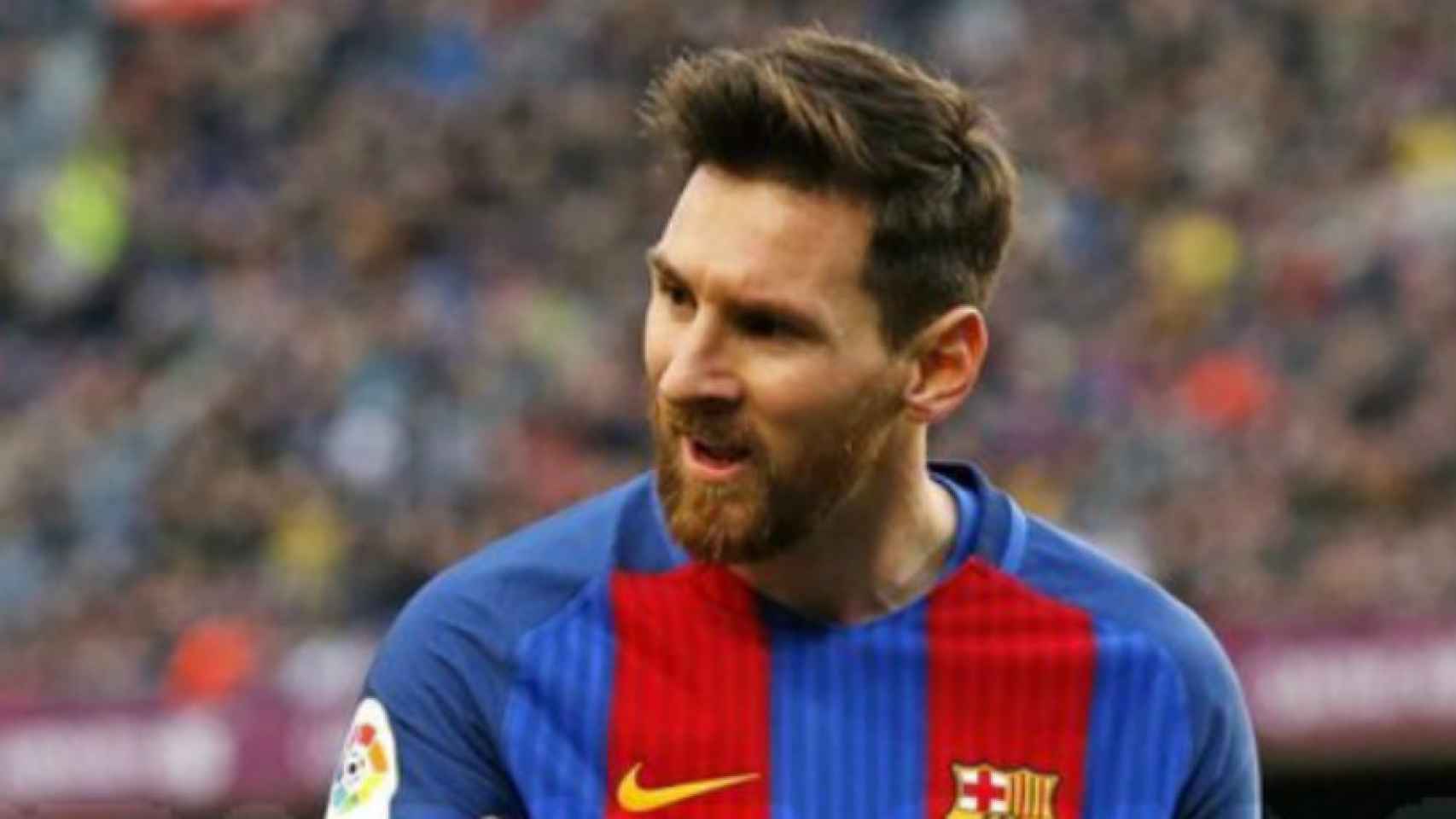 Messi, en un partido con el Barcelona   Foto: fcbarcelona.es