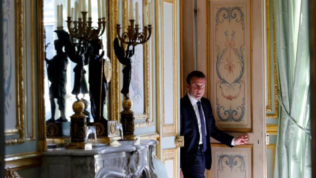 Macron, este miércoles en el Elíseo