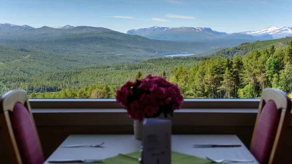 Las vistas, el gran acompañamiento de la gastronomía noruega.