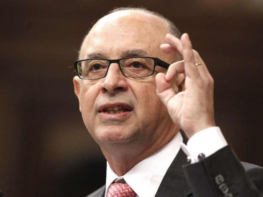 Cristóbal Montoro, ministro de Hacienda.