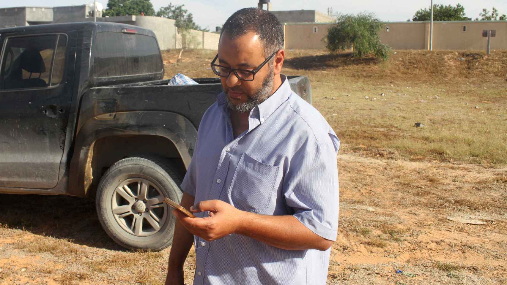 Ramadan Abedi, padre del terrorista suicida, este miércoles en Trípoli
