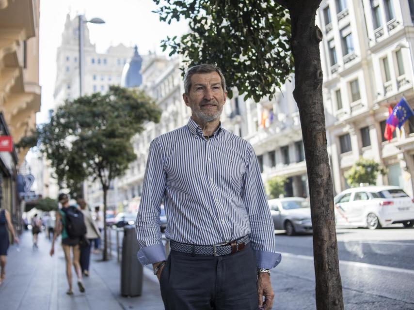 Rodríguez, en la Gran Vía de Madrid.