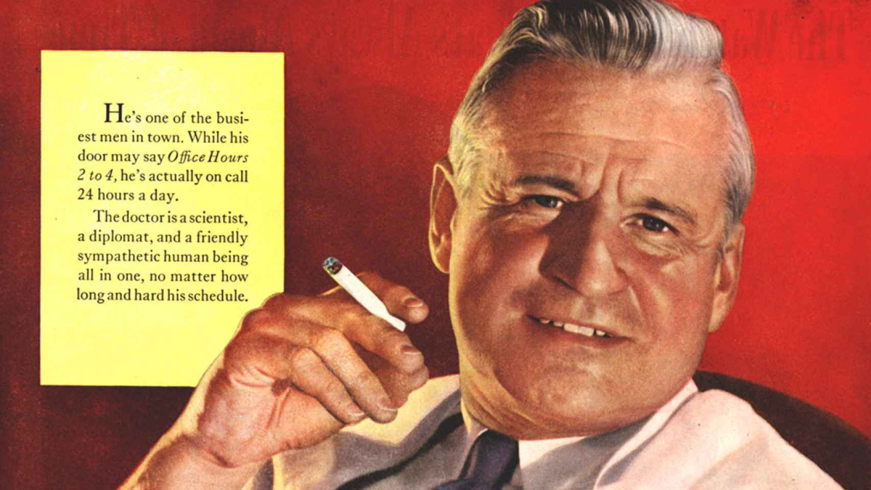 ¿Médicos anunciando tabaco? Sí, era la norma en los años 1950