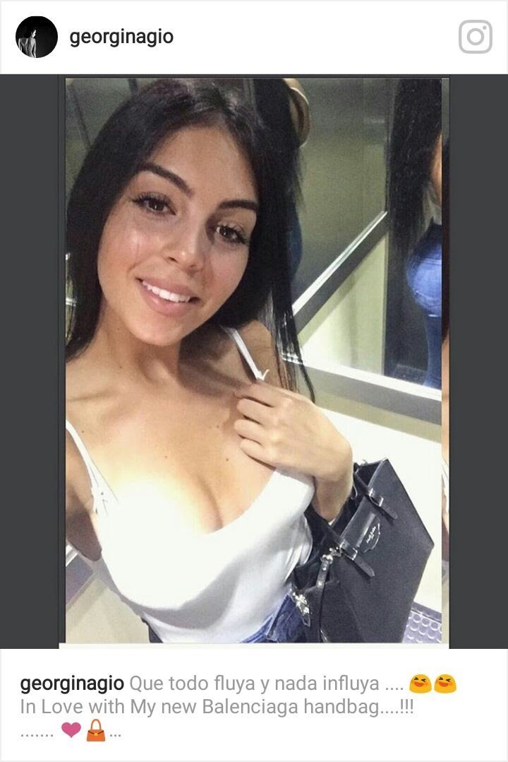 Georgina Rodriguez, novia de Cristiano Ronaldo