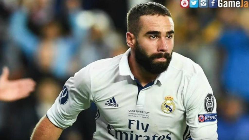 Dani Carvajal, uno de los protagonistas de la canción de los futbolistas