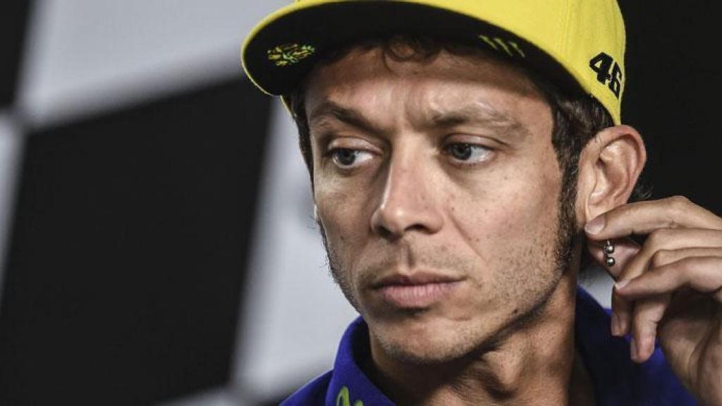 Valentino Rossi, durante una rueda de prensa.