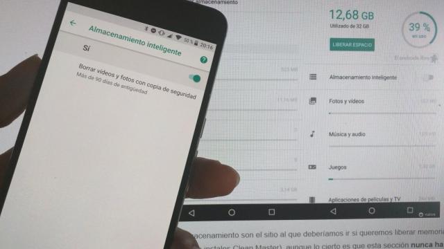 Android O mejora su explorador de archivos y añade la opción de liberar memoria