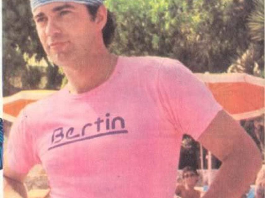 Bertín Osborne, en su juventud.