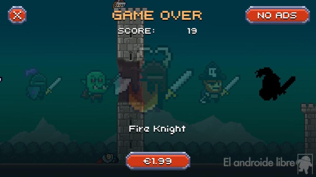 Un juego de plataformas, con estética retro y sin fin: Super Dashy Knight