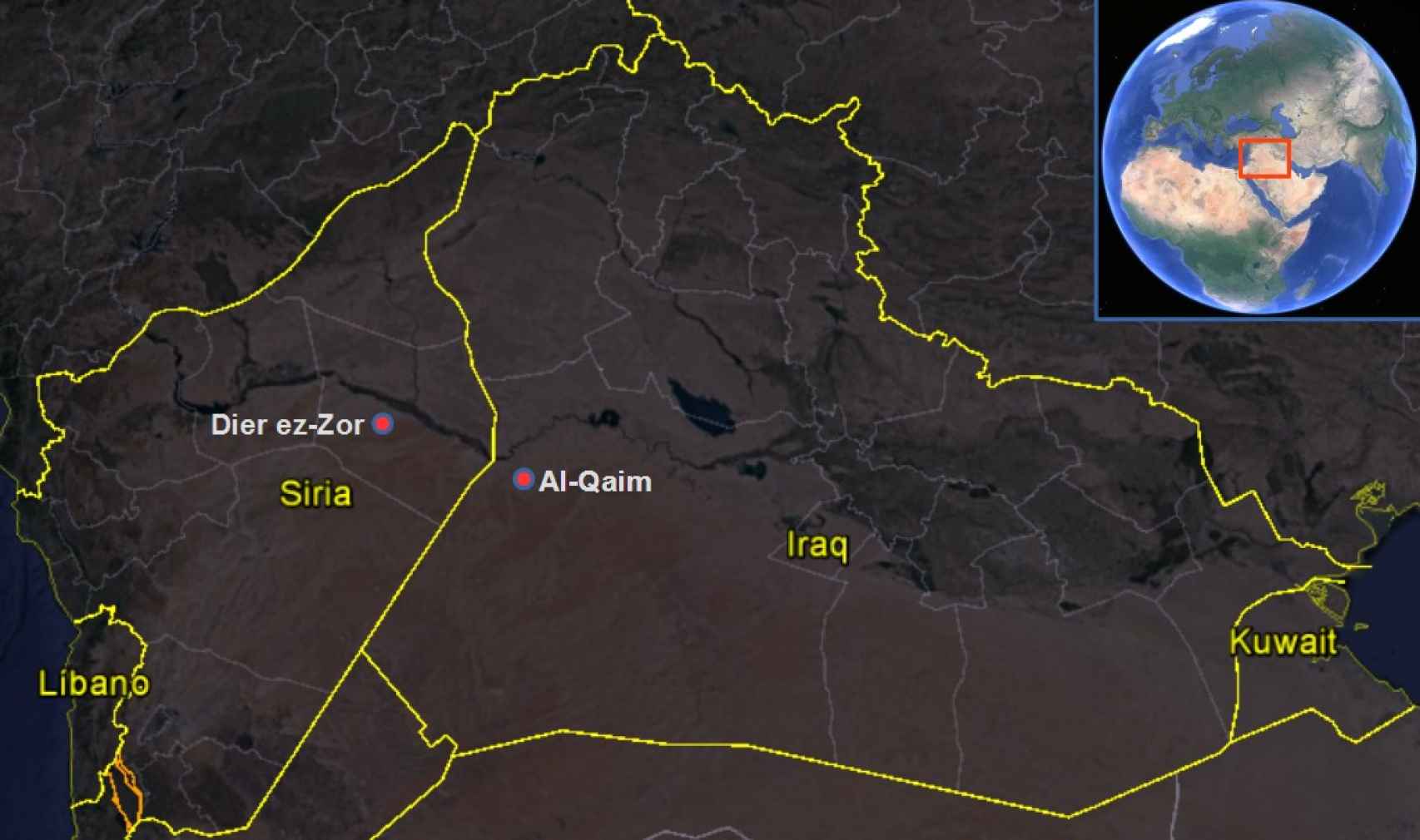 La zona fronteriza entre Irak y Siria se ha convertido en el baluarte del Estado Islámico.
