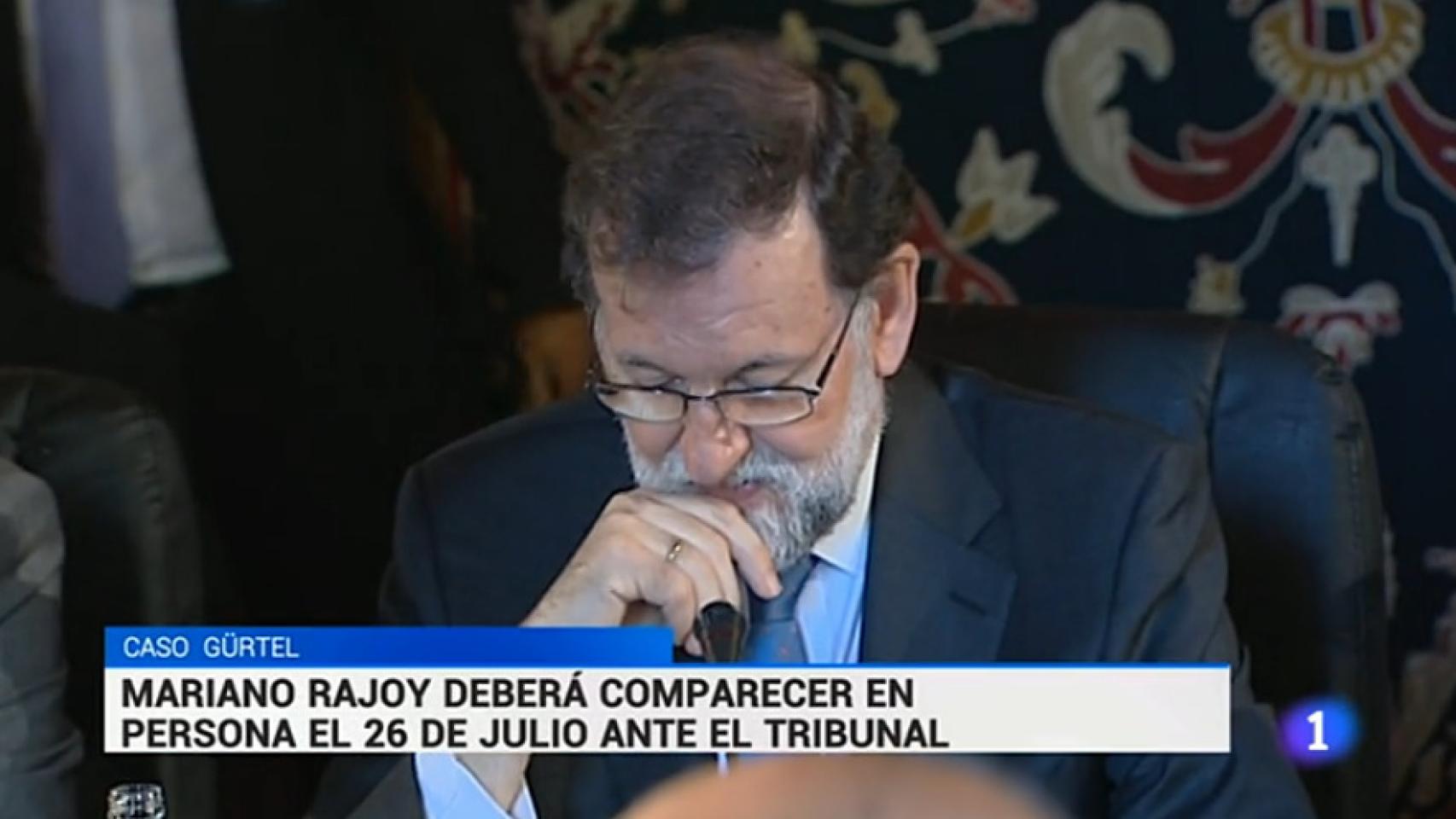 La manipulación de libro de TVE sobre la obligación de Rajoy de testificar