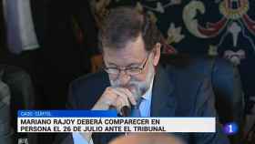 La manipulación de libro de TVE sobre la obligación de Rajoy de testificar