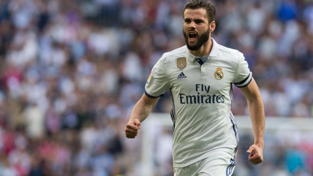 Nacho, durante el último partido liguero en el Bernabéu (14 de mayo, Real Madrid-Sevilla)