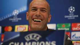 Zidane, en la rueda de prensa de este martes.
