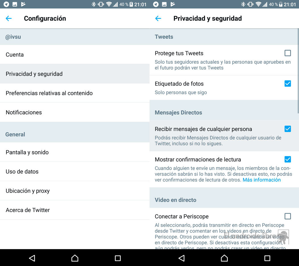 Twitter filtra los mensajes privados para evitarte solicitudes no deseadas