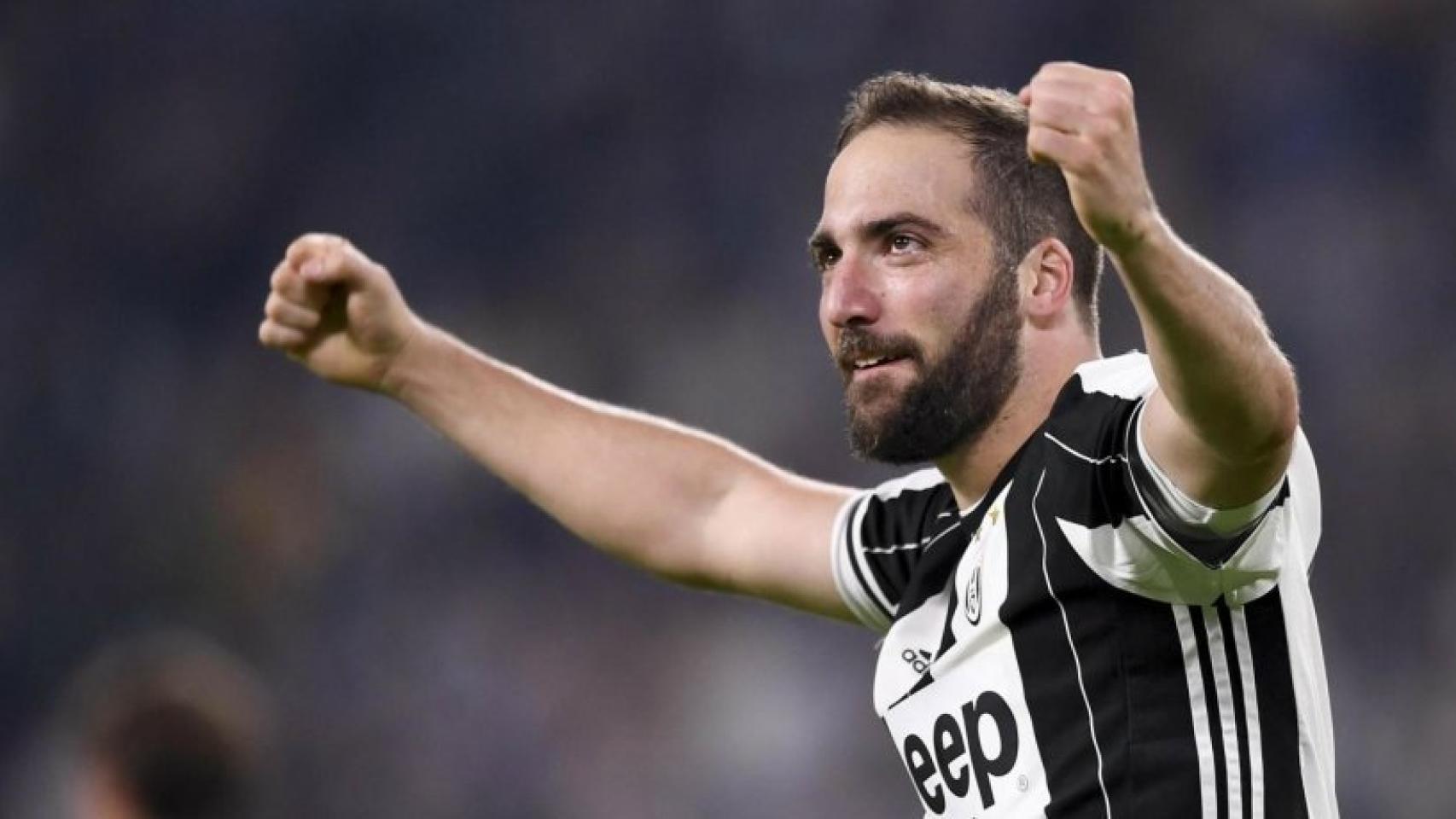 Higuaín con la Juventus. Foto juventus.com