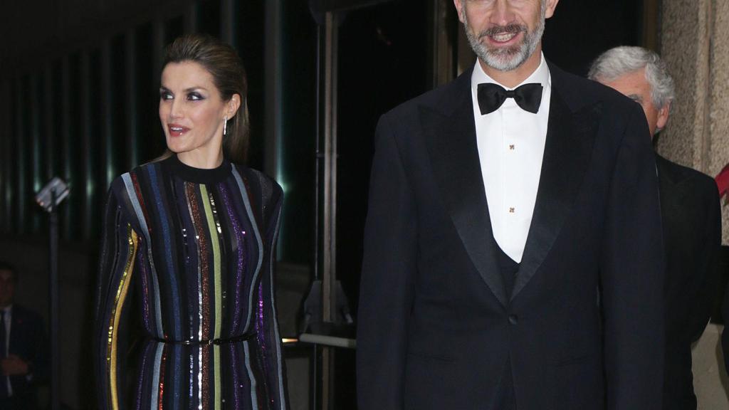 La reina Letizia, durante los premios Mariano de Cavia.