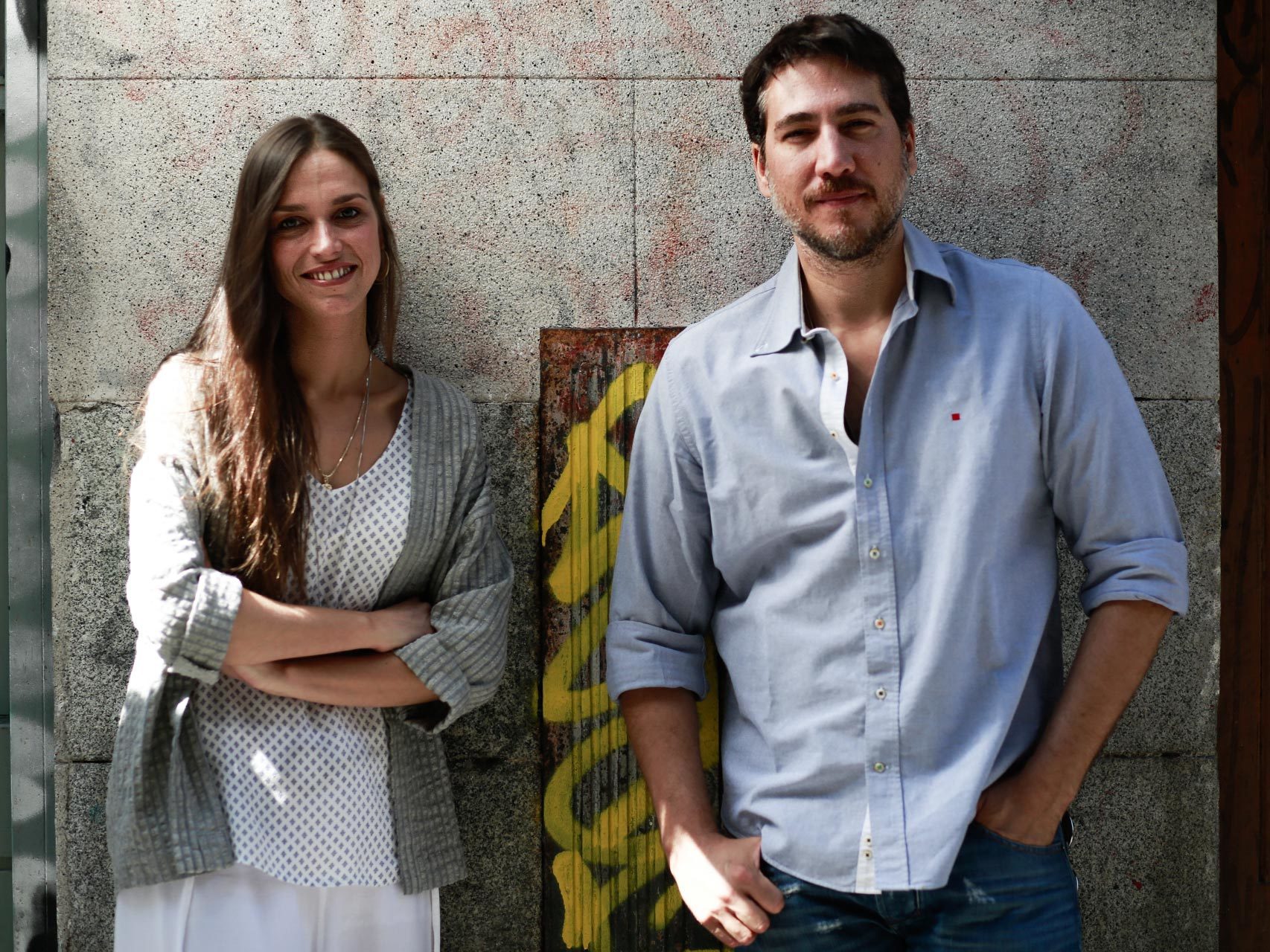 Clara Méndez-Leite y Alberto Ammann han fundado una escuela para actores.