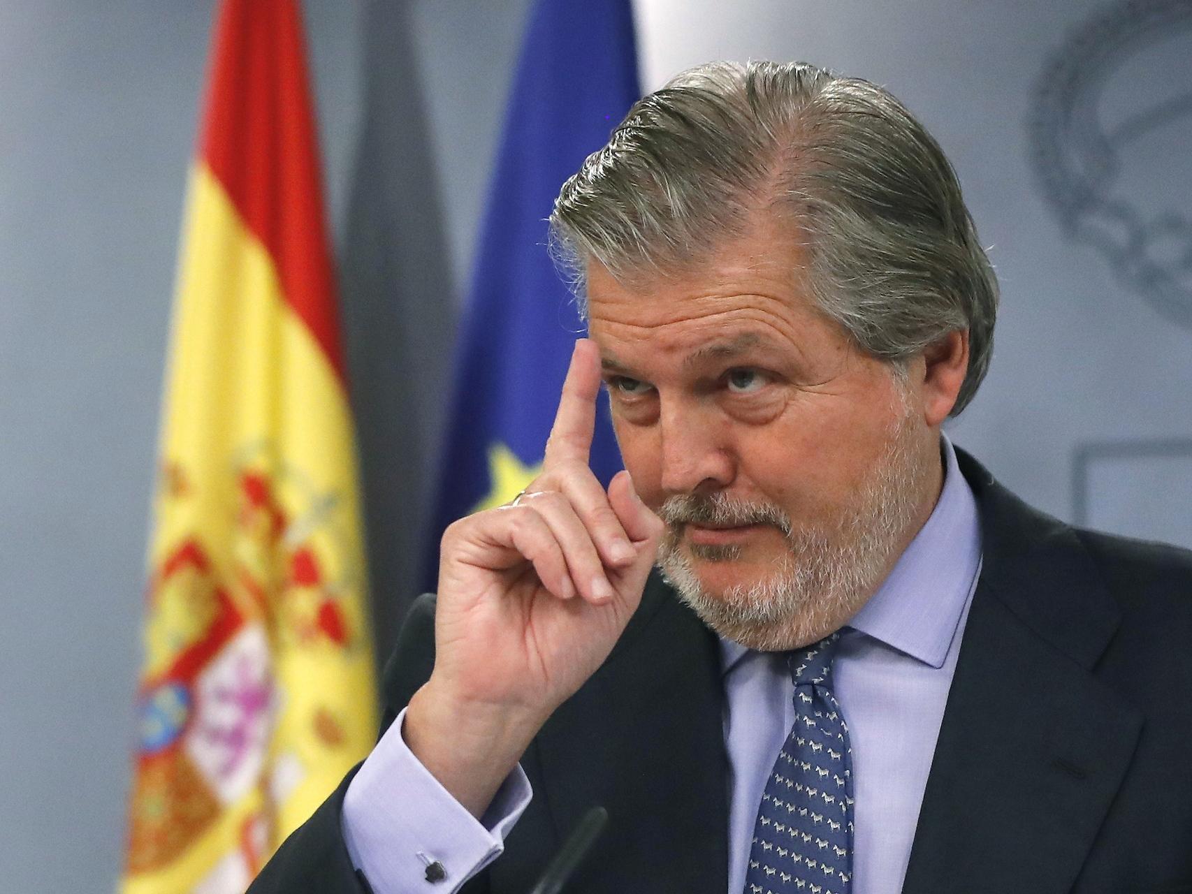 Íñigo Méndez de Vigo, ministro de Cultura y portavoz del Gobierno.