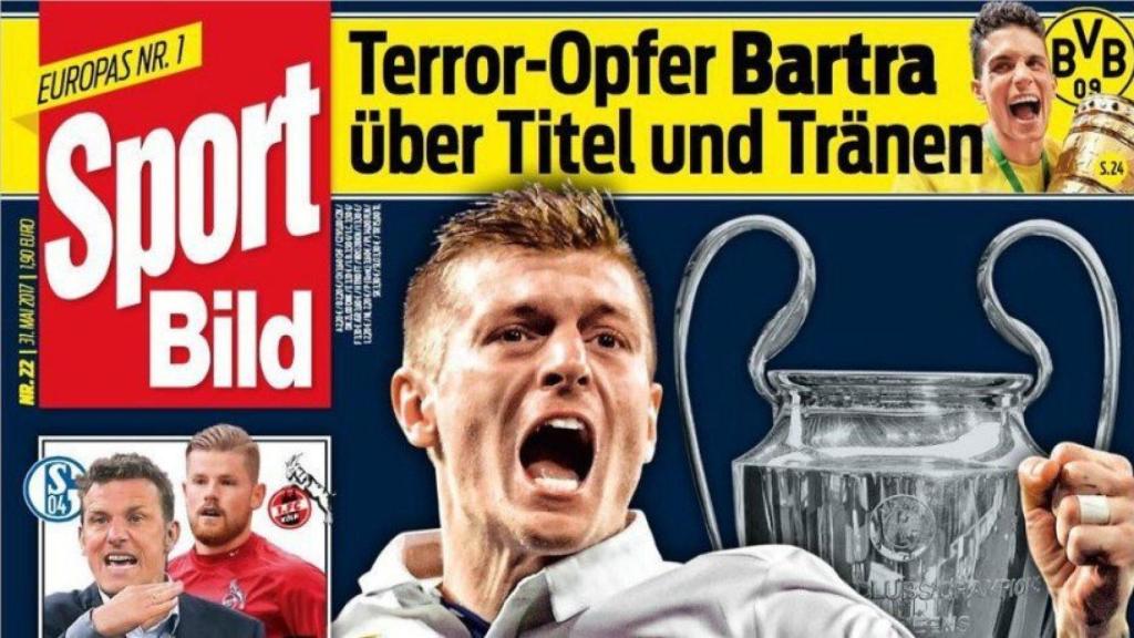 Kroos protagoniza la portada de Bild