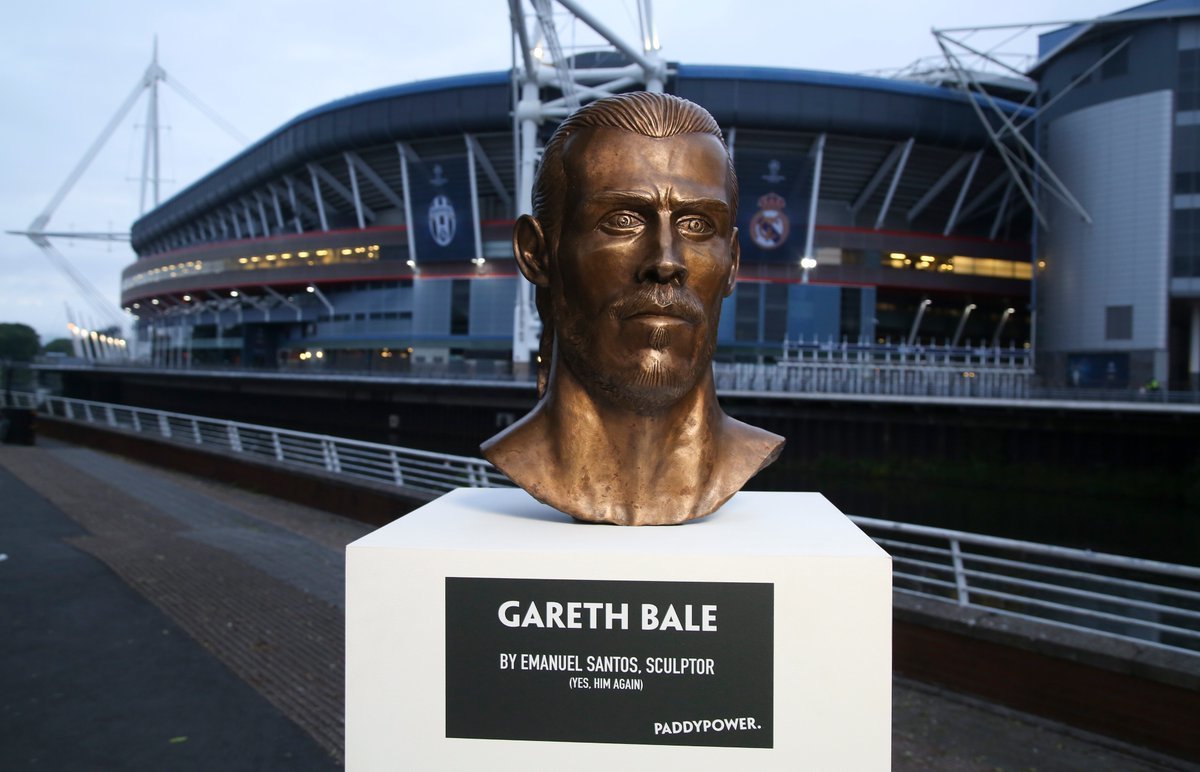 El autor del inquietante busto de Cristiano vuelve a la carga con otro de Bale