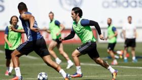 Isco en el entrenamiento