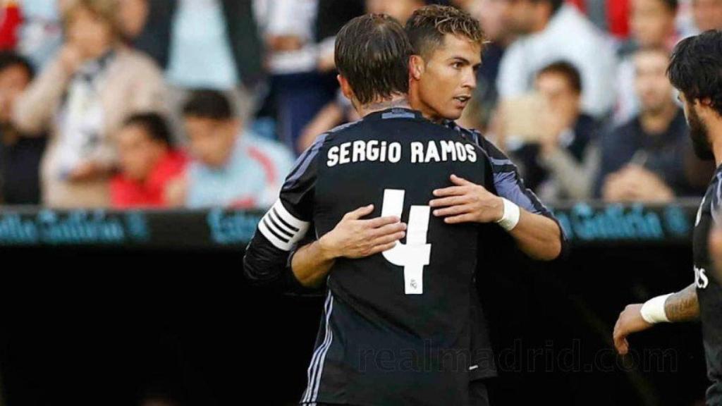 El abrazo de Ramos y Cristiano