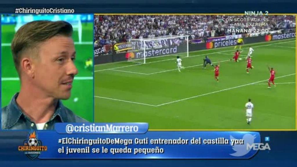 Guti analiza la final contra la Juventus   Foto: Twitter (@elchiringuitotv)