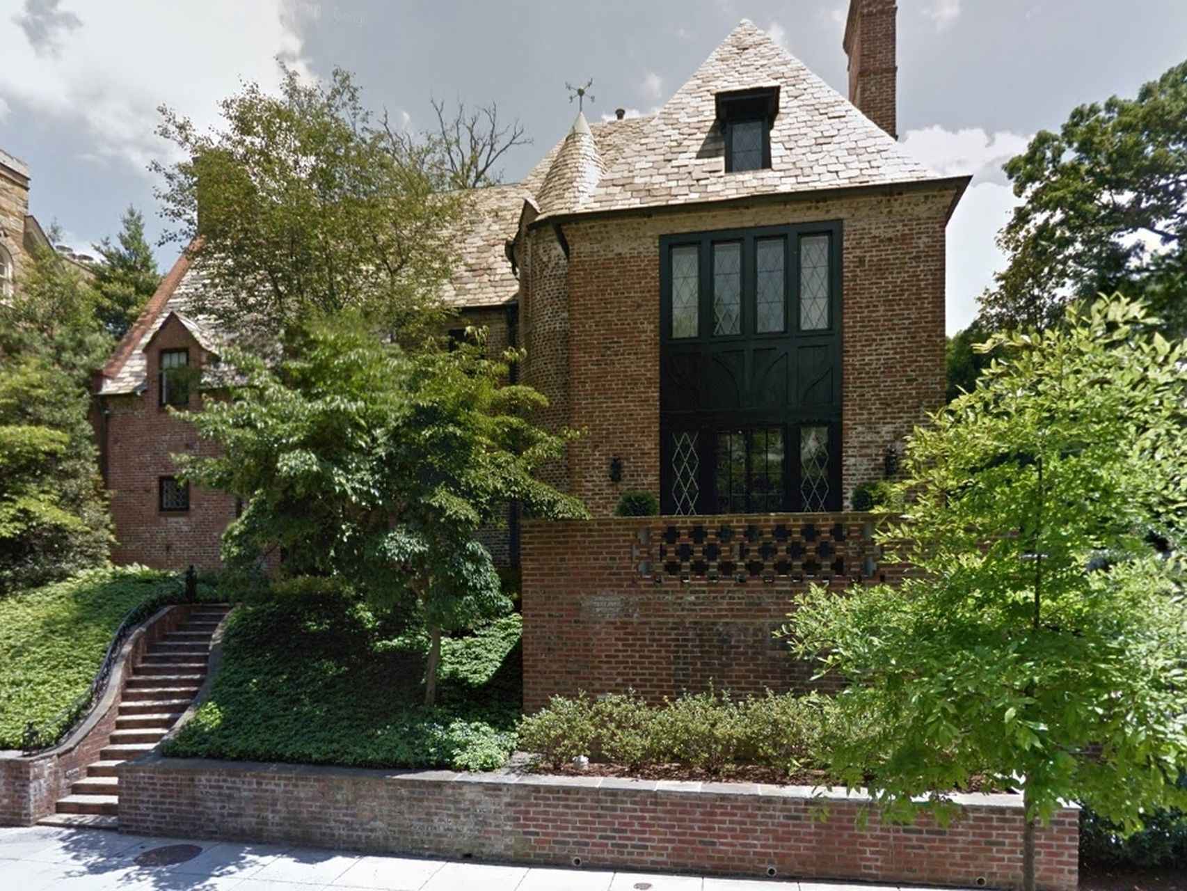 Imagen de la casa que acaba de comprar Obama en Washington.