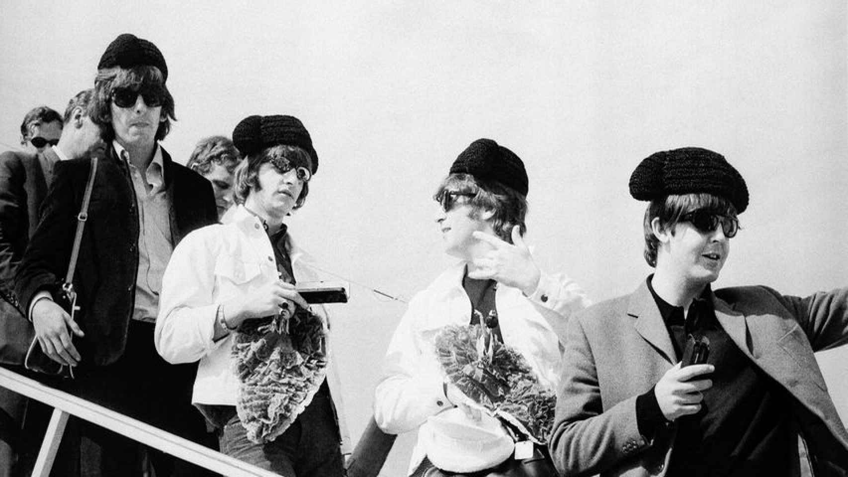 Llegada de los Beatles a Madrid.