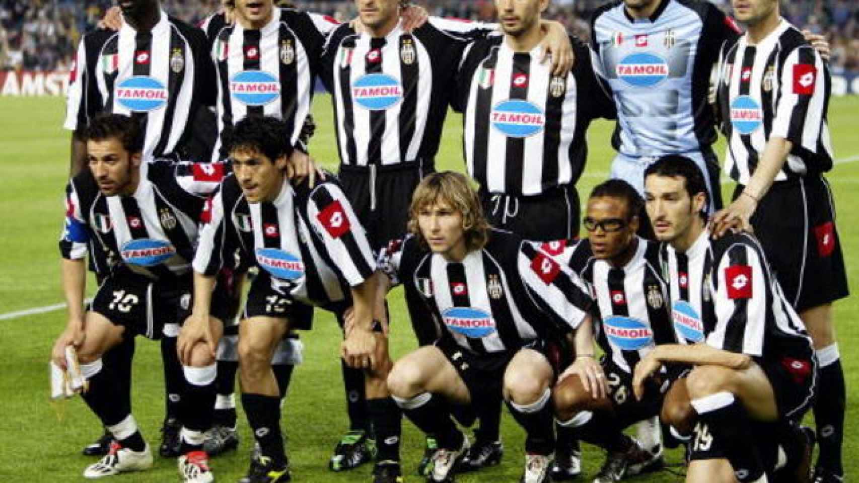 La Juventus de 2003, finalista de la Champions League.