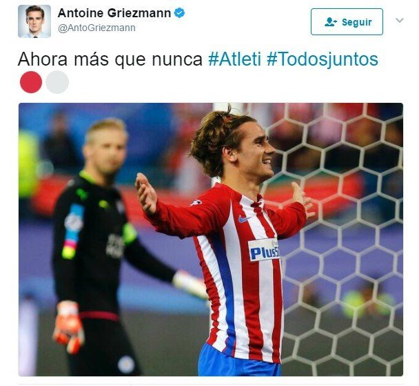 Griezmann continuará en el Atlético de Madrid