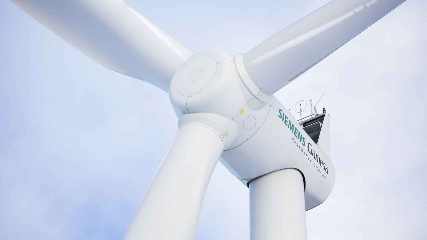 Instalaciones de Siemens Gamesa para producir energía eólica.