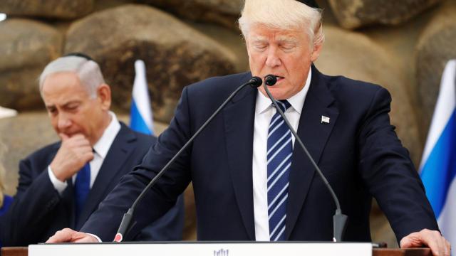 Trump con Netanyahu, la semana pasada en Jerusalén