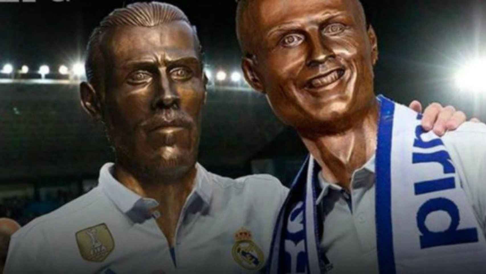 Meme del busto de Gareth Bale