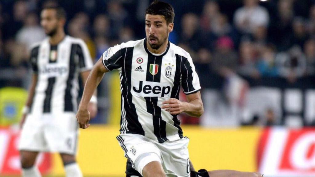 Sami Kherira con la Juventus. Foto: Twitter (@SamiKhedira)