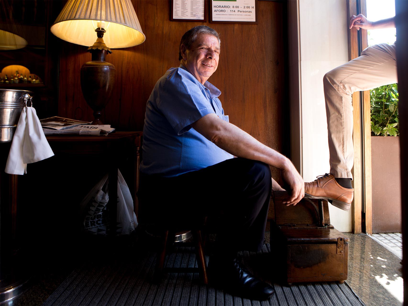 Domingo llegó a Madrid procedente de Extremadura.