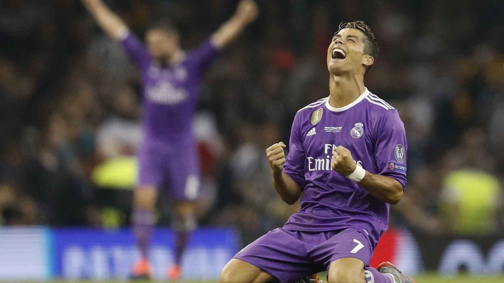 Cristiano en la final de Champions de Cardiff: el Madrid juega el Mundial de Clubes gracias a esa victoria.
