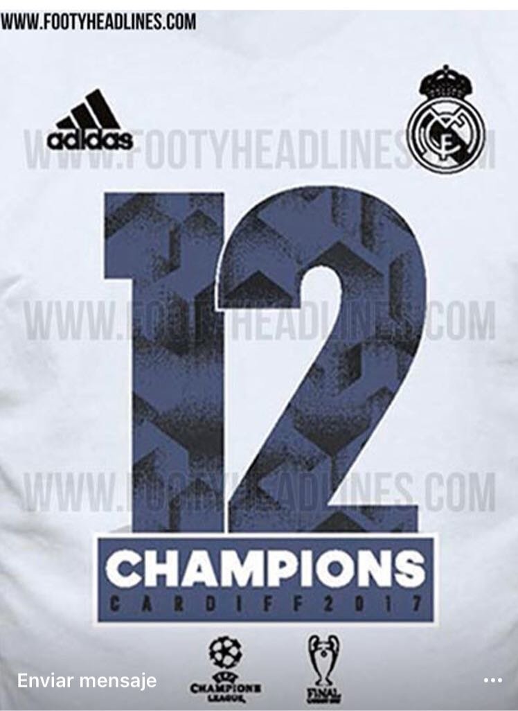 Esta es la camiseta del Real Madrid por ganar La Duodécima
