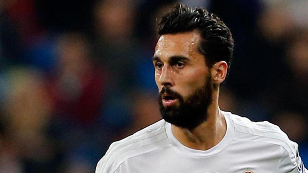 Arbeloa en un partido con el Madrid.