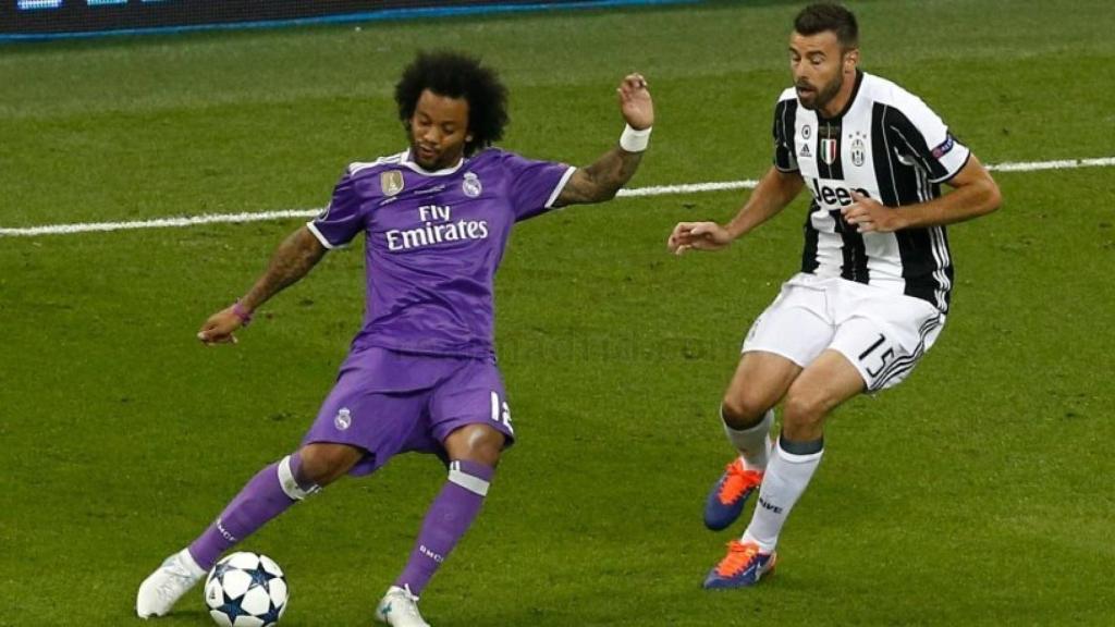 Marcelo en la final de Cardiff.