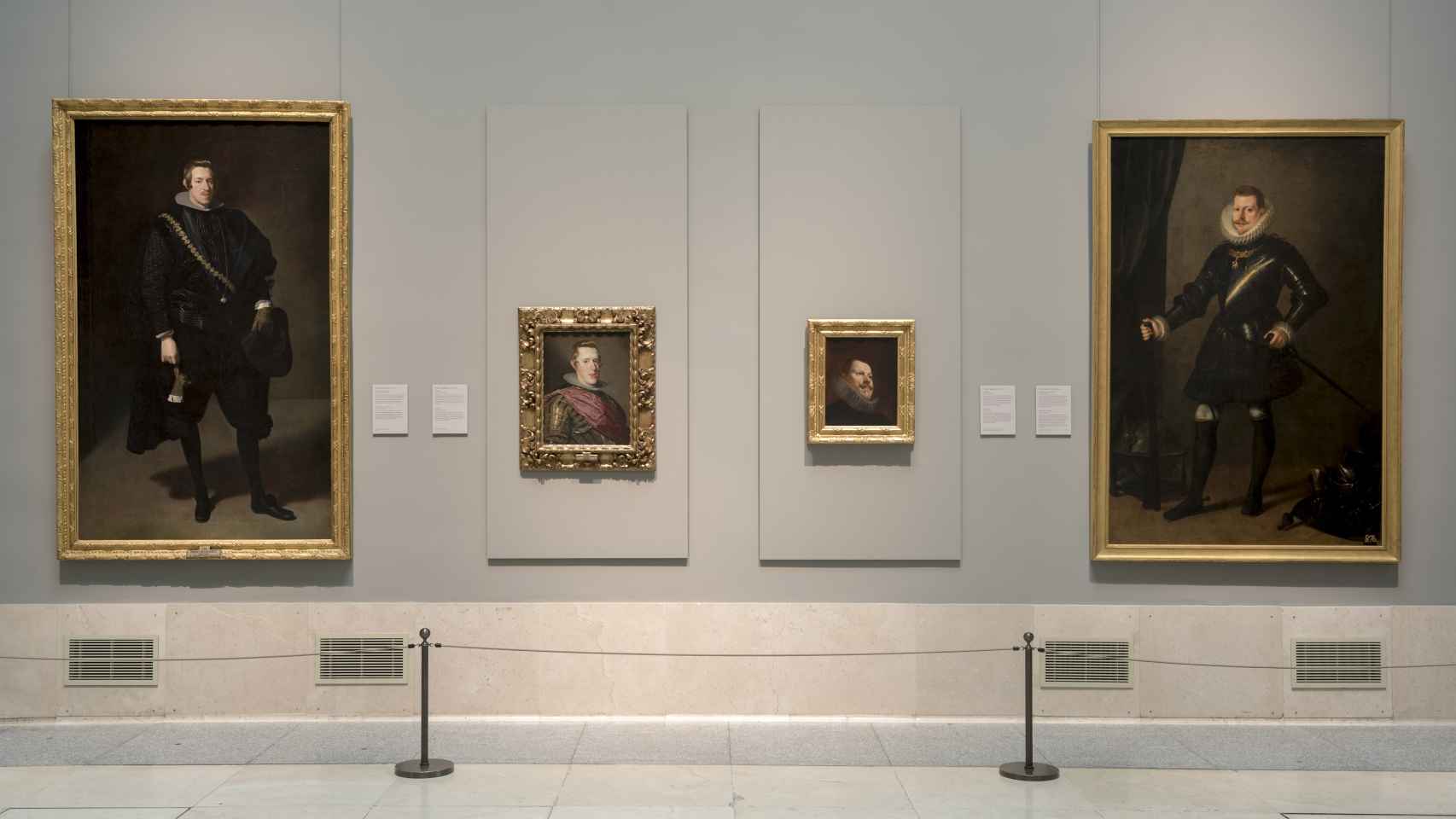 Exposición temporal con el retrato de Felipe III.