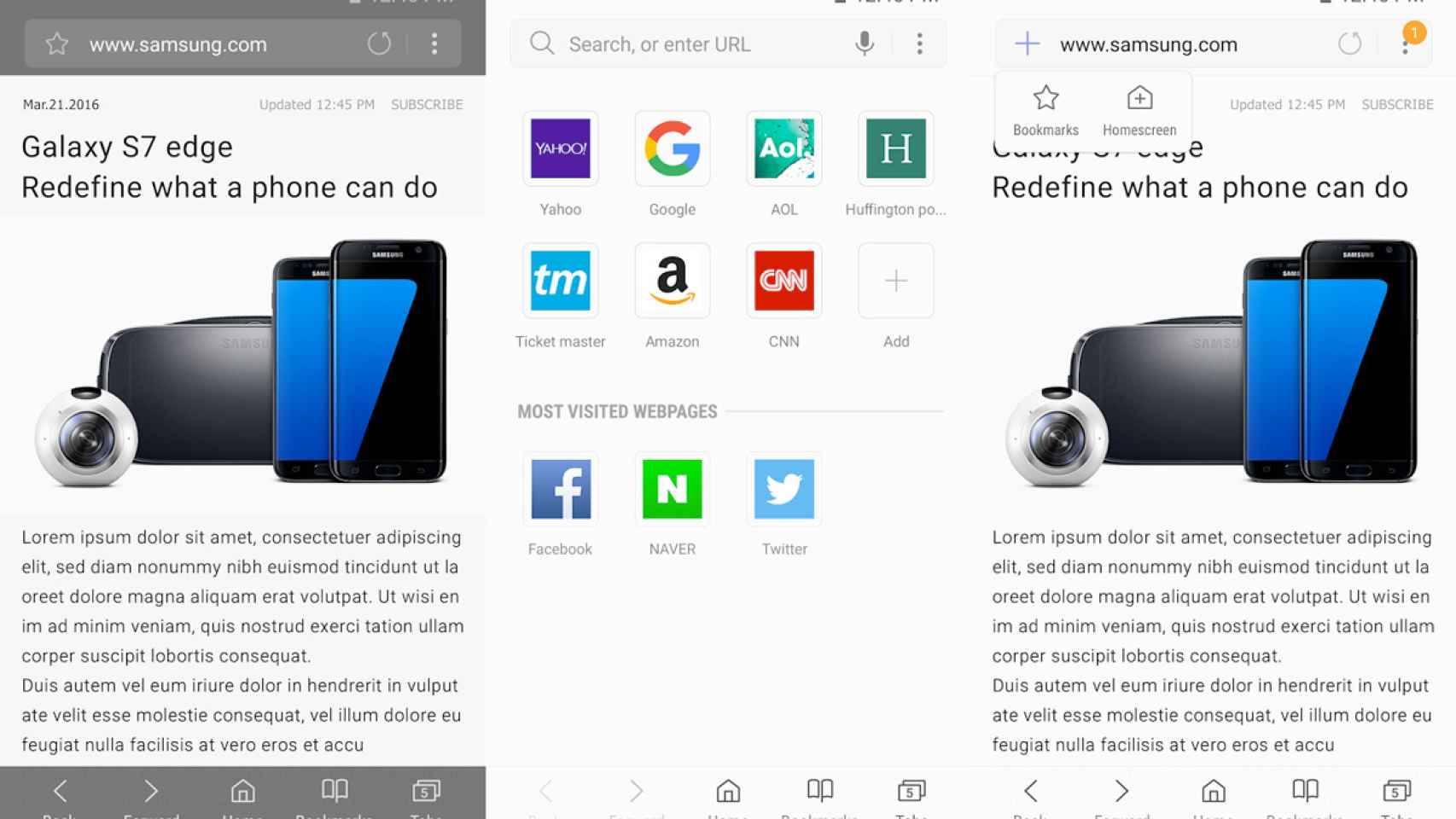 El navegador web de Samsung ya se puede descargar en los Nexus