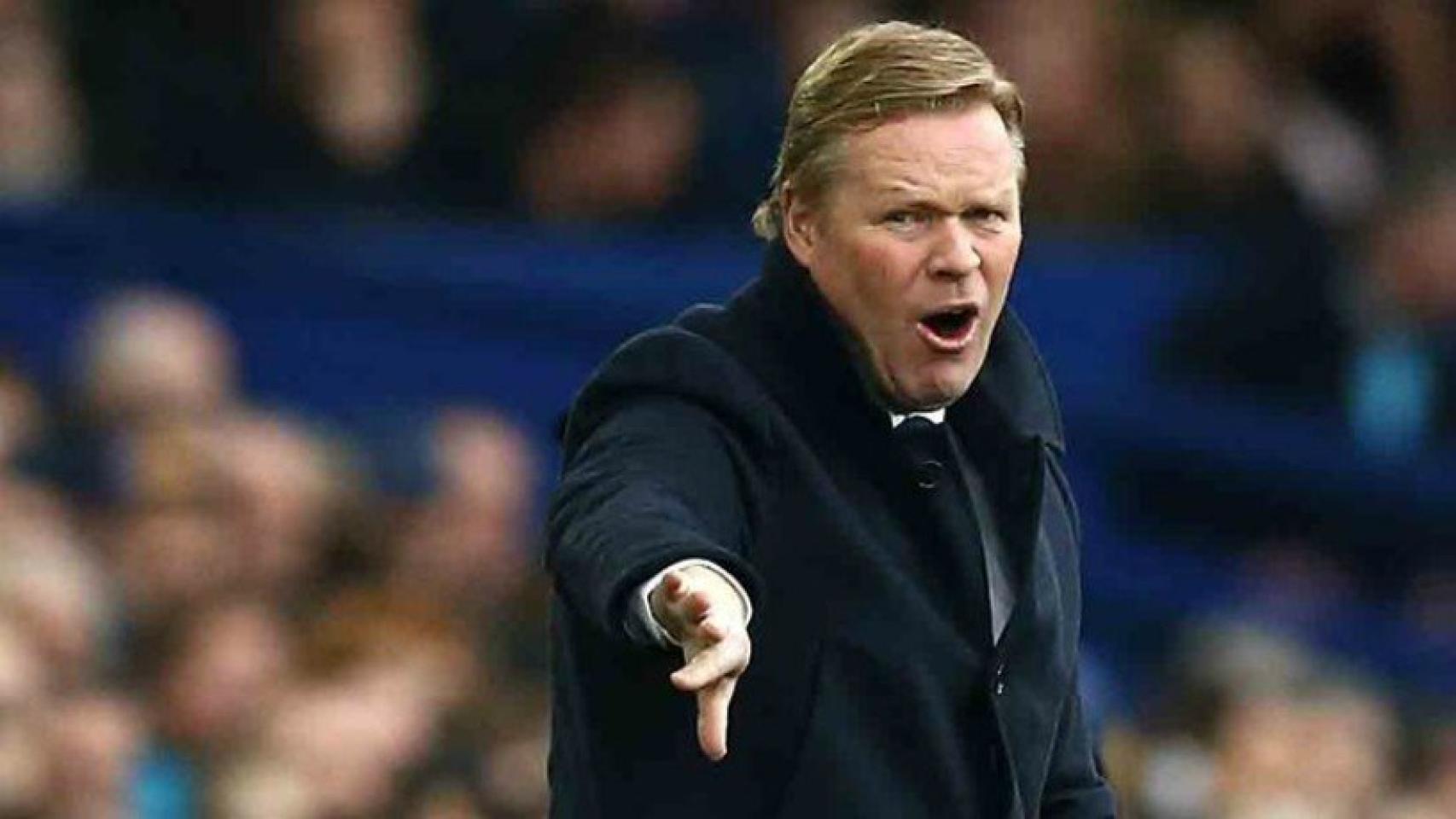 Koeman, en su etapa con el Everton. Foto evertonfc.com